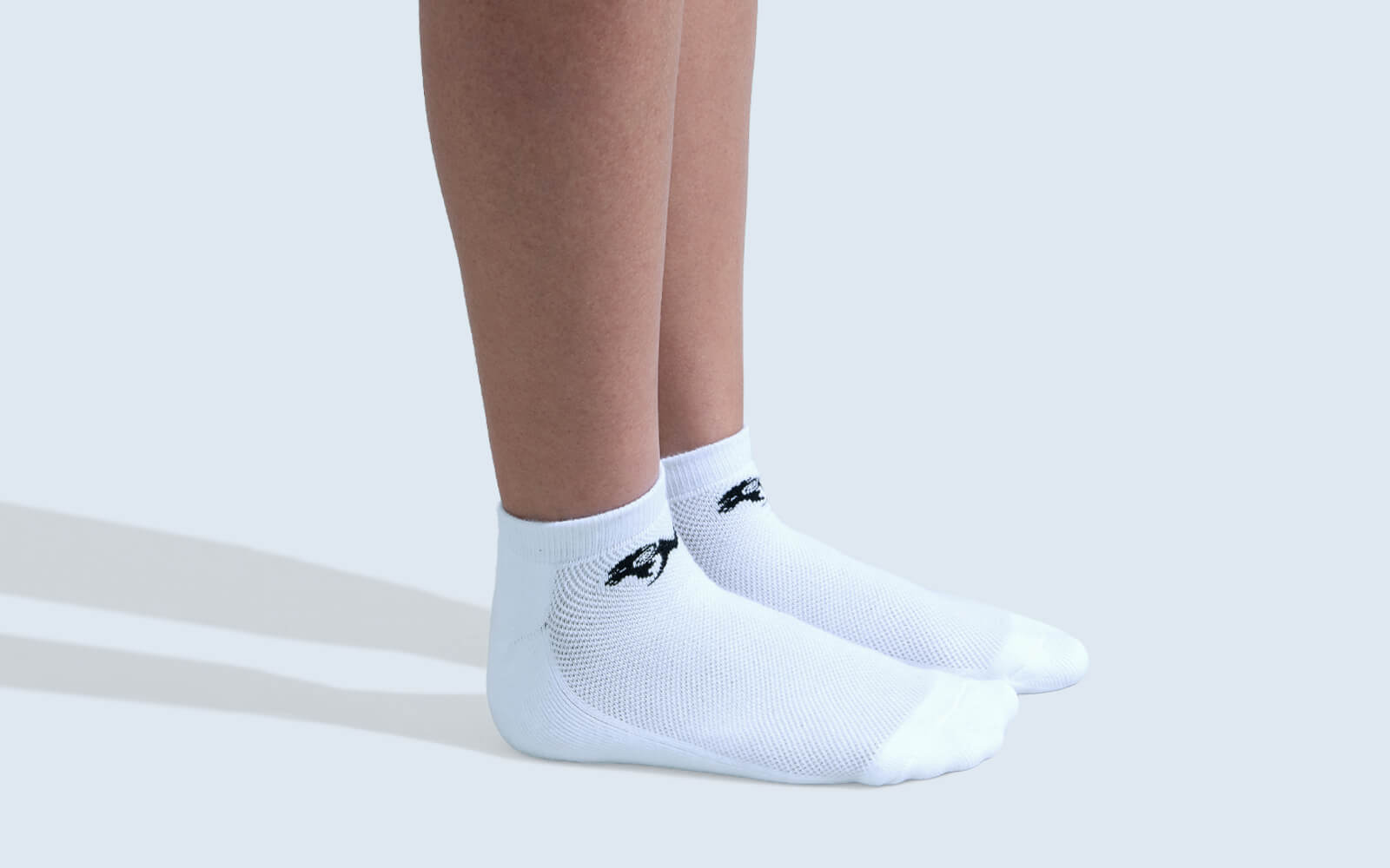 Low-Cut Ankle Socks : Black White Grey (Pack of 3)