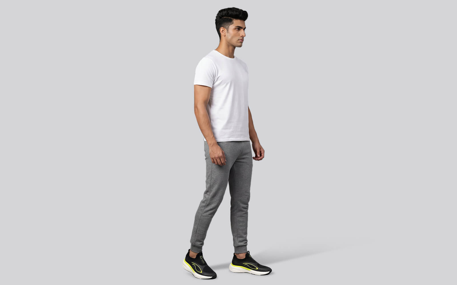 Novra Slip Ons For Men : Black