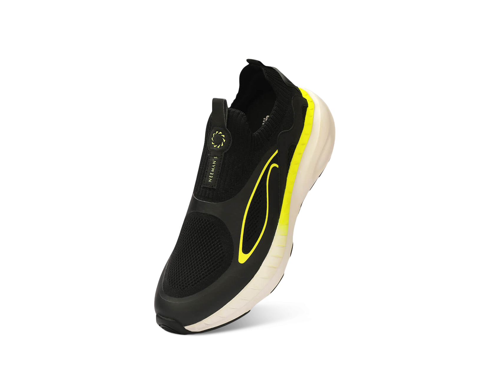 Novra Slip Ons For Men : Black