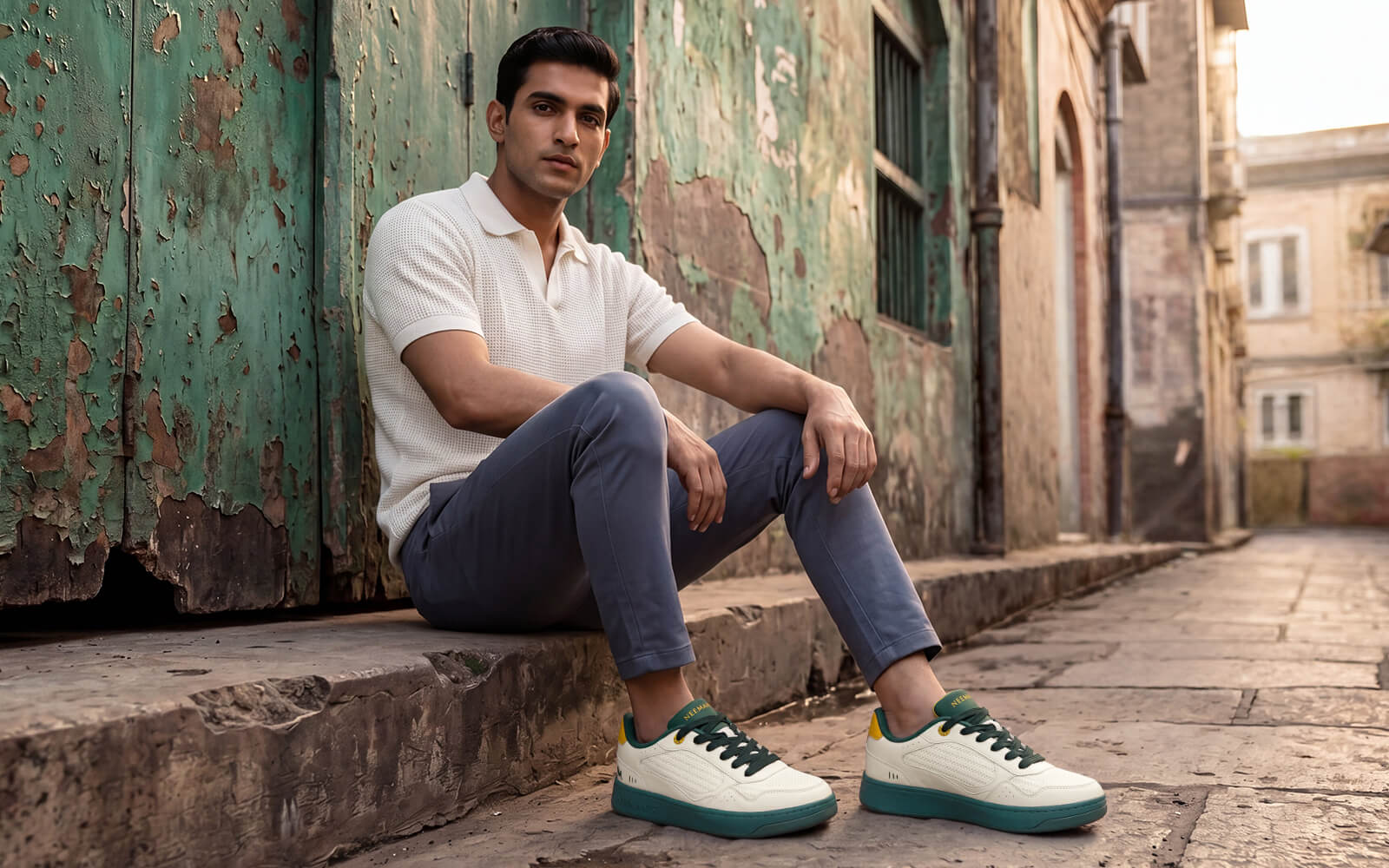 Remix Modish : Ivory Green