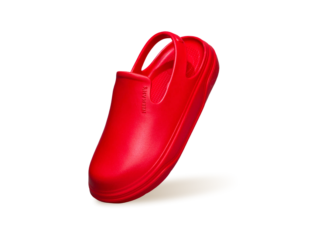 Cushers Clogs For Men : Red