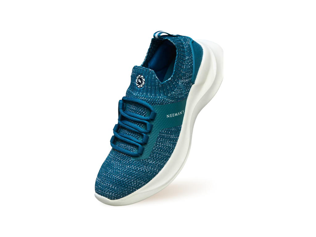 Fuse Knit Sneakers : Teal